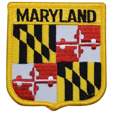 Maryland Patch - Baltimore, Annapolis, Chesapeake Bay, Piedmont 2.75" (Iron on) - Patch Parlor