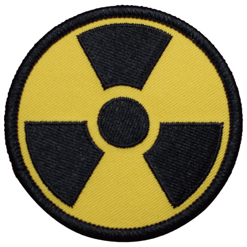 Radiation Patch - Radioactive, Nuclear Waste, Uranium, Hazard 2.5" (Iron on) - Patch Parlor