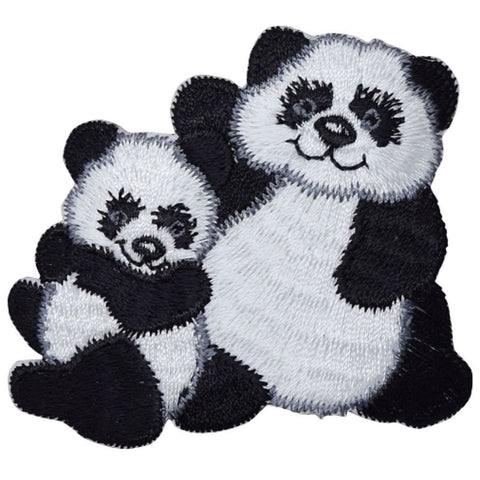 Panda Applique Patch - Giant Panda, Cub, Bear, Sichuan, China 2.75" (Iron on) - Patch Parlor