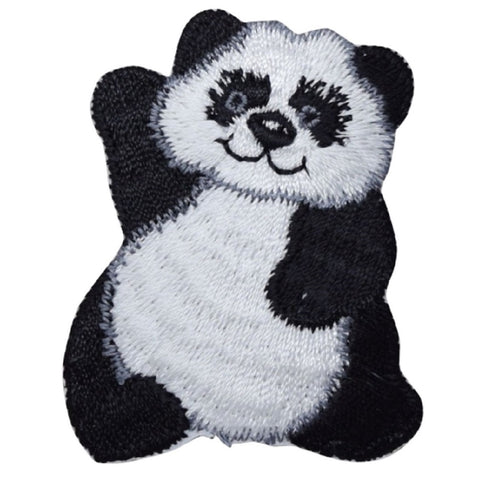 Panda Applique Patch - Giant Panda, Cub, Bear, Sichuan, China 2-3/8" (Iron on) - Patch Parlor
