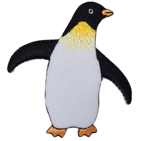 Penguin Applique Patch - Water Bird, King Penguin 2-5/8" (Iron on) - Patch Parlor