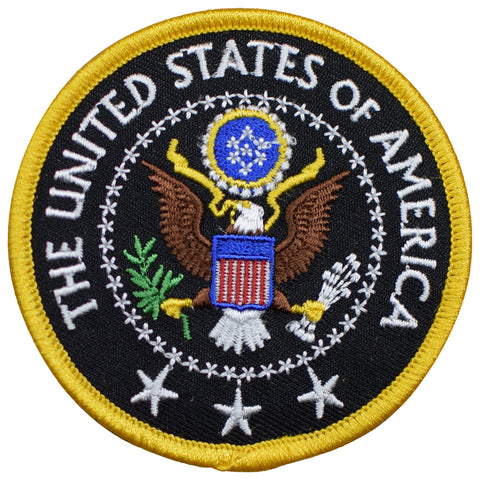 Presidential Seal Patch - United States President, USA Badge 3" (Iron on) - Patch Parlor