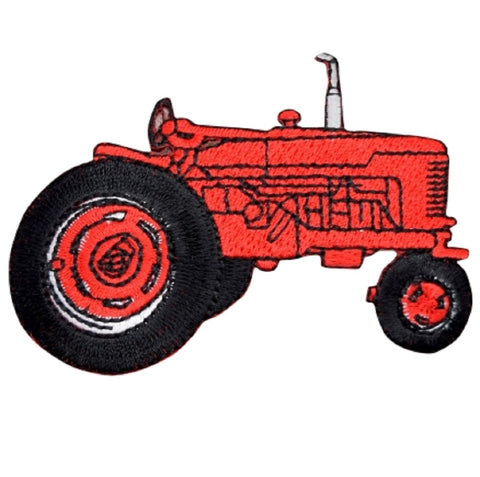 Tractor Applique Patch - Farm Equipment, Farmer Badge 3.5" (Iron on) - Patch Parlor