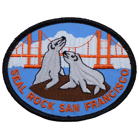 San Francisco Patch - Seal Rock, SF, California Badge 3.75" (Iron on) - Patch Parlor