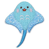 Small Sea Creatures Applique Patch Set - Ocean, Beach, Fish Badges (11-Pack, Iron on)