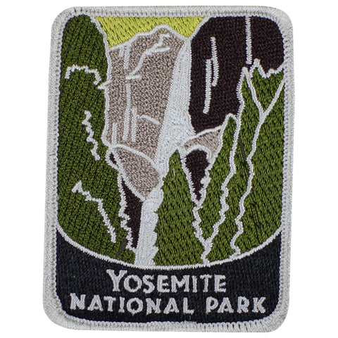 Yosemite National Park Patch - Upper Lower Falls, California Badge 3" (Iron on)