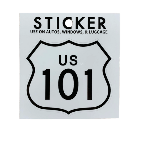 US 101 highway sign sticker 