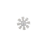 silver snowflake patch