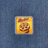 Retro Movie Collection Patch - Embroidery & Sublimation Film Collector Badge 2.25" (Iron On)