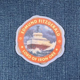 Edmund Fitzgerald Sticker - Vinyl Decal Lord Of Iron Ore Great Lakes Michigan 3"