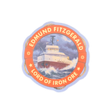 Sticker of the Edmund Fitzgerald ship