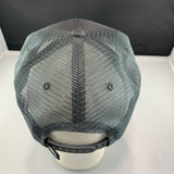 Gray mesh cap on a plain background
