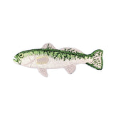 Sea bass patch on a white background