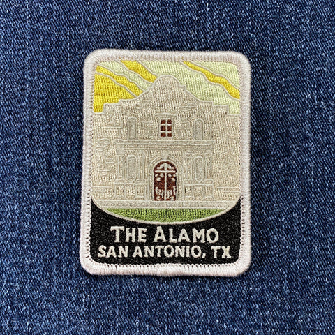 The Alamo Patch - Embroidered San Antonio Texas Mission Badge 2-7/8" (Iron On)