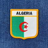 Algeria Patch - Flag Shield Embroidered Badge 2.75" (Iron Or Sew On)