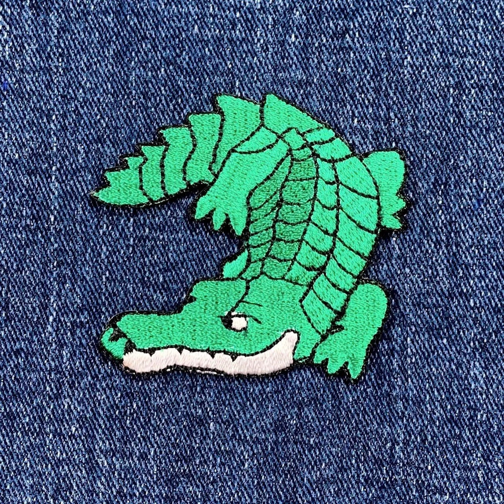 thumbnail image 2 of Everglades Alligator Embroidered Iron-On Patch – Athena Brands, Nature Souvenir, National Parks Style 2 of 5