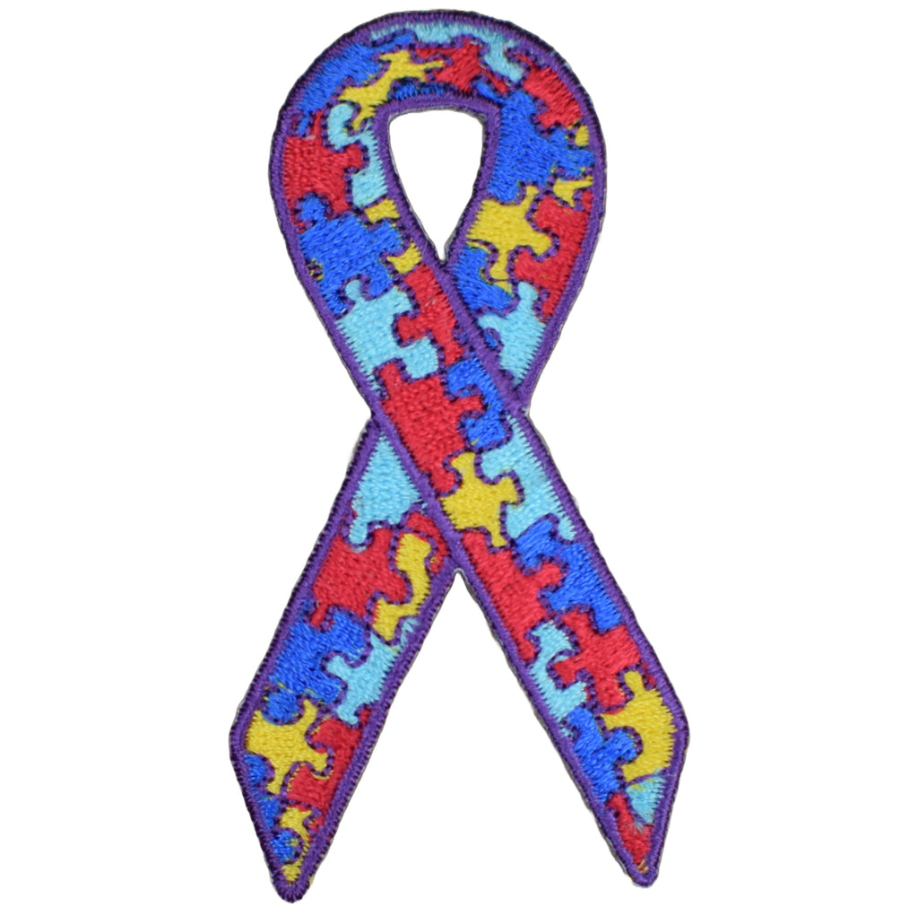 Spectrum Patch Autism Spectrum Awareness Ribbon 570x456