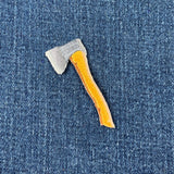 Axe Applique Patch - Embroidered Hatchet Throwing Ax Camping Outdoor Badge 2-1/8" (Iron On)