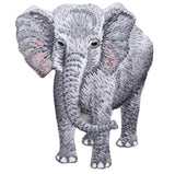 Baby Elephant Applique Patch - Embroidered Animal Badge 2-3/8" (Iron On)