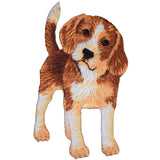 Beagle Dog Applique Patch - Embroidered Pet Animal Badge 2.5" (Iron On)