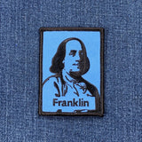 Benjamin Franklin Patch - Embroidered American Icon Badge 3" (Clearance, Iron On)
