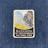 Black Canyon Of The Gunnison Patch - Embroidered Colorado National Park Badge 2-7/8" (Iron On)