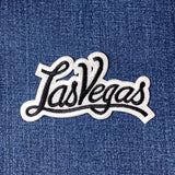 Las Vegas patch on denim fabric