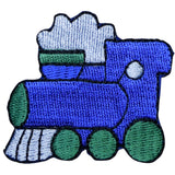 Train Patch Applique - Embroidered Steam Engine Locomotive Conductor Badge 2" (Iron On)