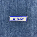 Vintage X-Ray Patch - Embroidered Rad Tech Radiologist Radiographer Badge .75" (Sew On)