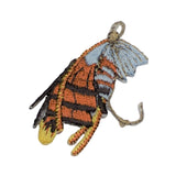 6-Pack Fly Fishing Lure Applique Patch Set - Embroidered Angling Badges (Iron On)