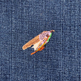 6-Pack Fly Fishing Lure Applique Patch Set - Embroidered Angling Badges (Iron On)