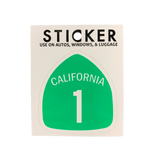 California highway 1 sticker
