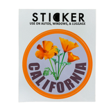 California poppy sticker