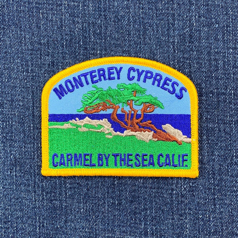 Carmel Patch - The Lone Cypress California Embroidered Monterey Bay Badge 3.5" (Iron Or Sew On)