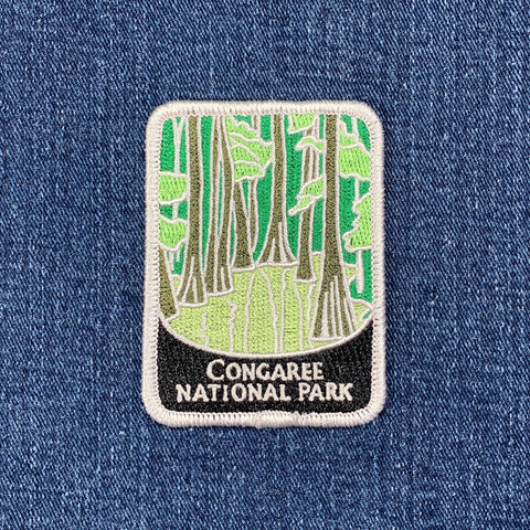 Congaree National Park Patch - Embroidered South Carolina Badge 2-7/8" (Iron On)