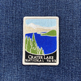 Crater Lake National Park Patch - Embroidered Oregon Badge 2-7/8" (Iron On)