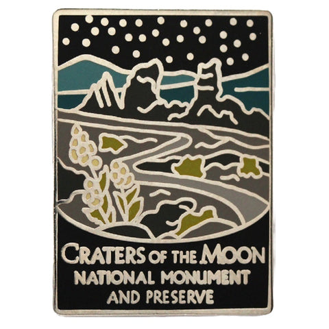 Craters of the Moon Pin - National Monument & Preserve Idaho Traveler Series