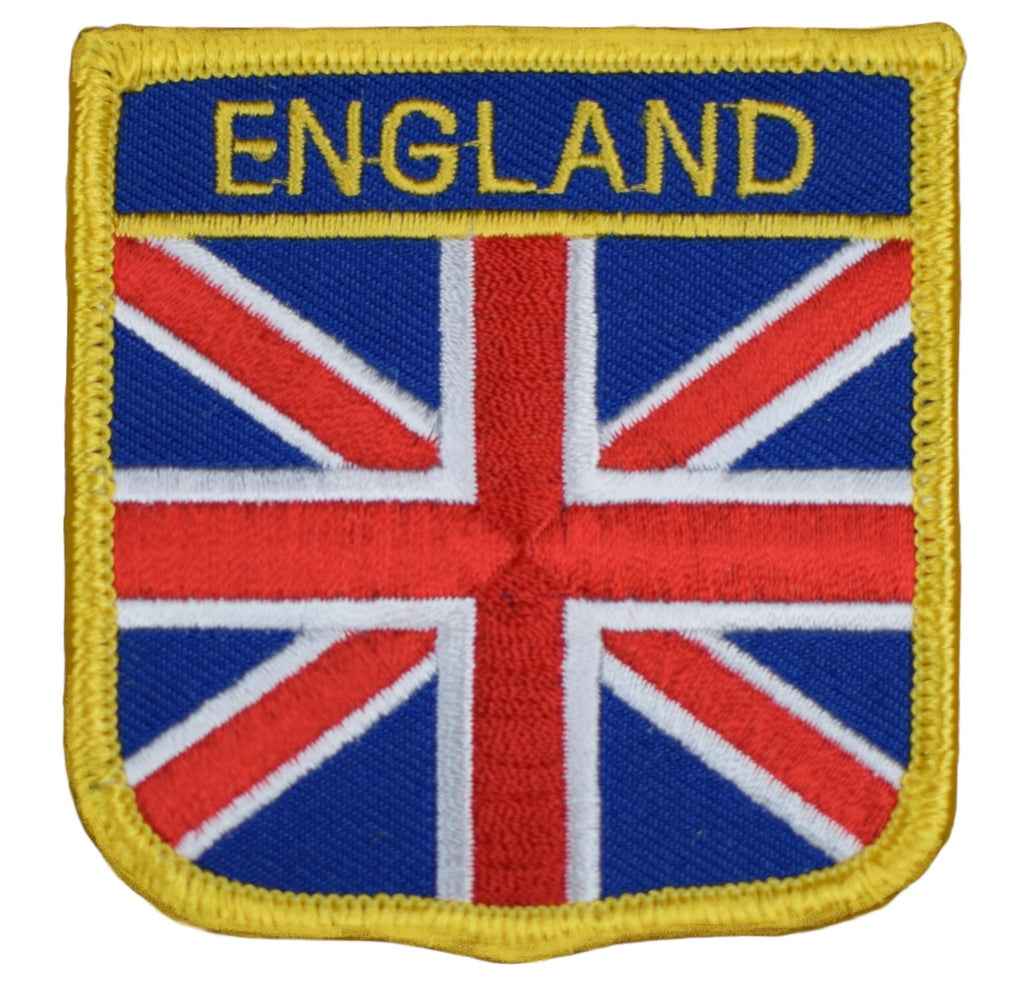 British Flag Embroidered Iron-On Patch – Union Jack England UK Great Britain