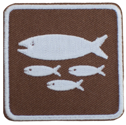 Fish Hatchery Patch - Wildlife Conservation Fishery Sign Badge 2" (Iron or Sew On)