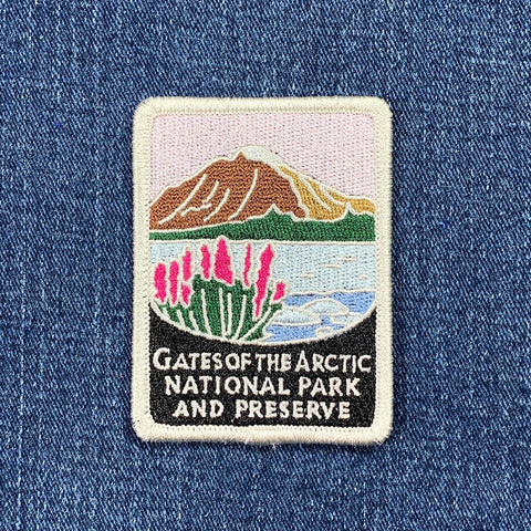 Gates Of The Arctic National Park Patch - Embroidered Alaska Badge 2-7/8" (Iron On)