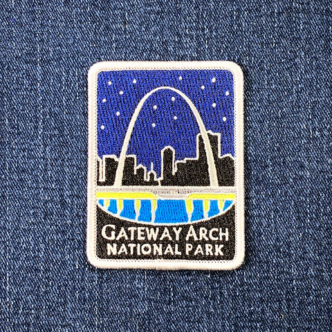 Gateway Arch National Park Patch - Embroidered St. Louis Missouri Badge 2-7/8" (Iron On)