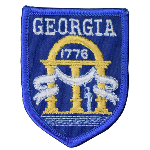 Vintage Georgia Patch - Atlanta, Blue Ridge, Appalachian, The South 2.5" (Sew on)