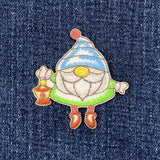 Gnome Applique Patch - Embroidered Fairy Tail Badge 2-1/4" (Clearance, Iron On)