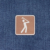 Golf Patch - Embroidered Public Course Sign Badge 2" (Iron On)