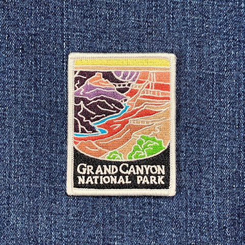 Grand Canyon National Park Patch - Embroidered Colorado River Arizona Badge 2-7/8" (Iron On)