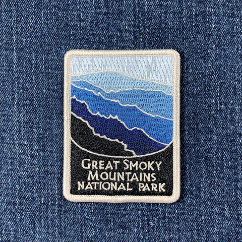 Great Smoky Mountains Patch - Embroidered Tennessee & North Carolina Badge 2-7/8" (Iron On)