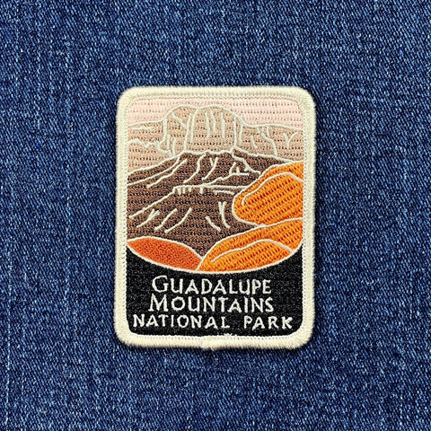Guadalupe Mountains National Park Patch - Embroidered Texas Badge 2-7/8" (Iron On)