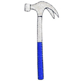 Hammer-shaped patch on a white background