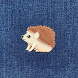 Hedgehog Applique Patch - Cute Embroidered Animal Badge 2.25" (Iron Or Sew On)