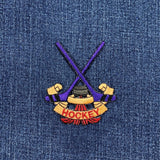 Hockey Applique Patch - Embroidered Sports Crest Badge 3" (Iron On)